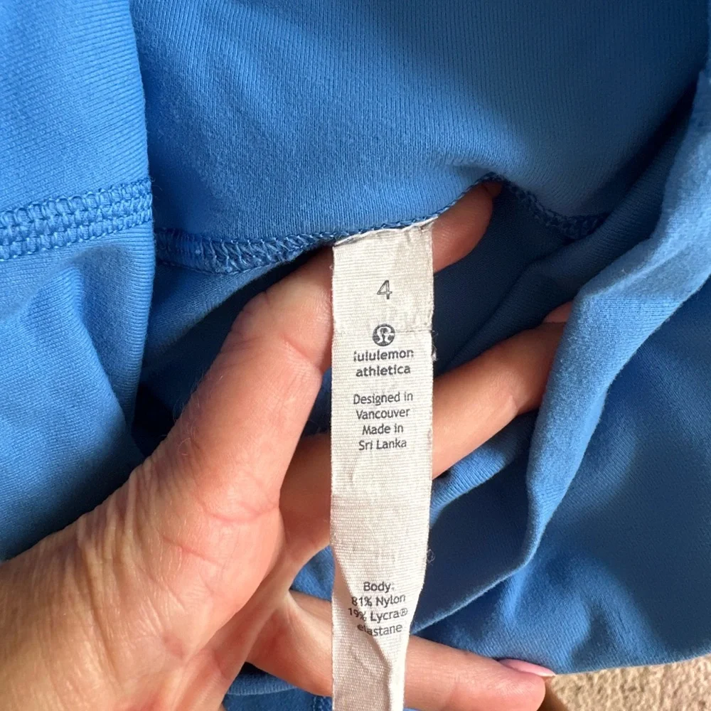 Lululemon Athletica Blue Athletic Shorts - Picture 4 of 5